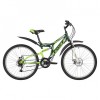 Велосипед 26' двухподвес FOXX FREELANDER зеленый, диск, 18 ск., 18 26SFD.FREELD.18GN1